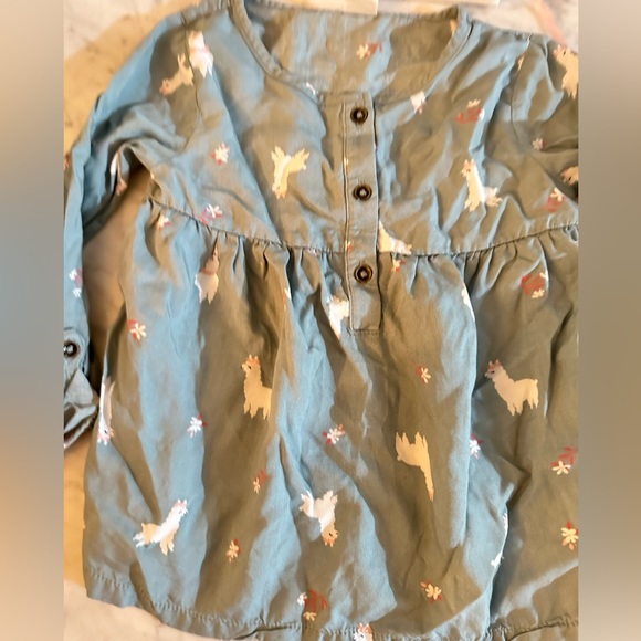 Carters Toddler llama shirt size 4T/4A - Picture 2 of 5